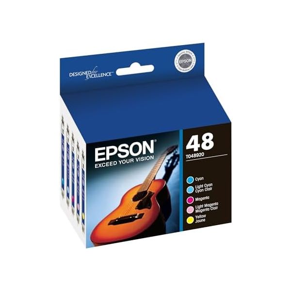 Epson 48 - 5-pack - yellow, cyan, magenta, light magenta, light cyan