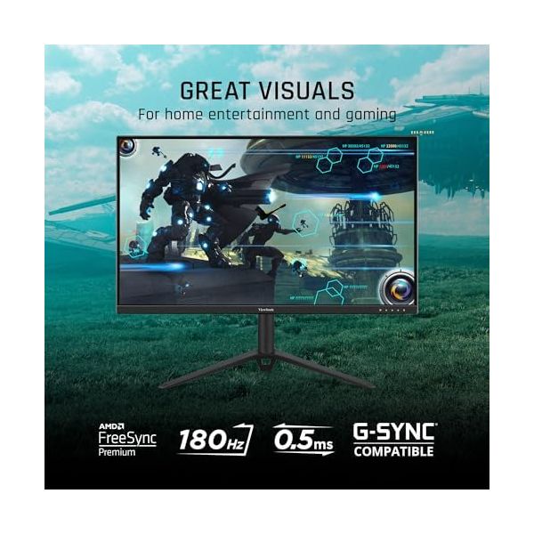 ViewSonic VX2728J 27 Inch 1080p IPS Gaming Monitor with 180Hz