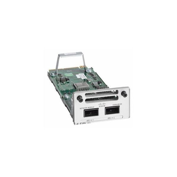 Cisco Catalyst 9200 Series Network Module - expansion module - 40 Gigabit QSFP+ x 2 - C9200-NM-2Q