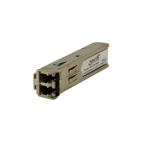 Lantronix TN-GLC-SX-MM Series - SFP (mini-GBIC) transceiver module - 1GbE - TAA Compliant - TN-GLC-SX-MM-RGD-.