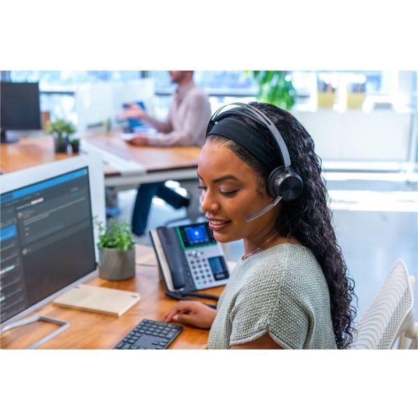 Poly E450 IP Phone - Desktop - Black - VoIP - Corded Handset - Corded Base - 2 x Network (RJ-45) - PoE Ports - Speakerphone