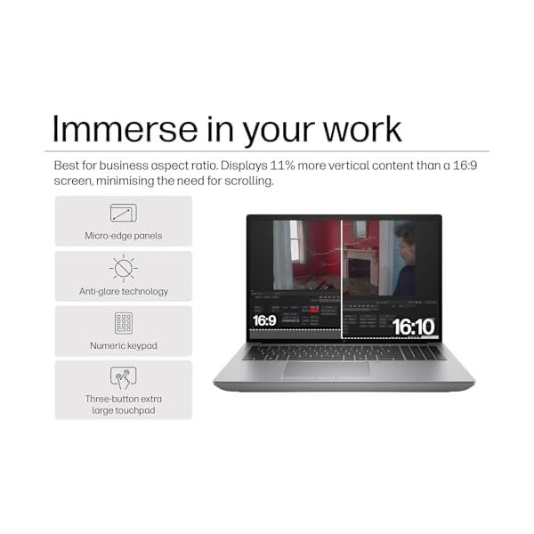 HP ZBook Fury 16 G11 Mobile Workstation Laptop (16