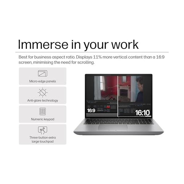 HP ZBook Fury 16 G11 Mobile Workstation Laptop (16