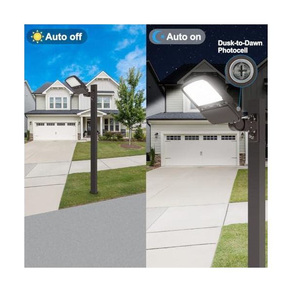 150W LED Parking Lot Light with Photocell
