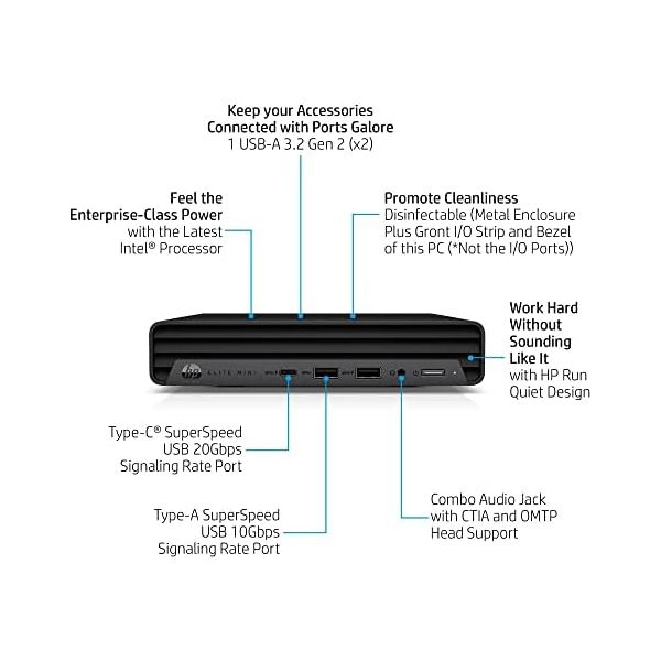 HP Elite Mini 800 G9 Desktop Computer PC for Business Office use