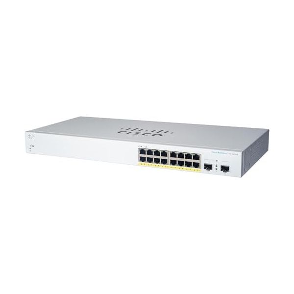 Cisco Business CBS220-8T-E-2G Smart Switch | 8 Port GE | 2x1G Small Form-Factor Pluggable (SFP) | 3-Year Limited Hardware Warranty (CBS220-8T-E-2G-NA)