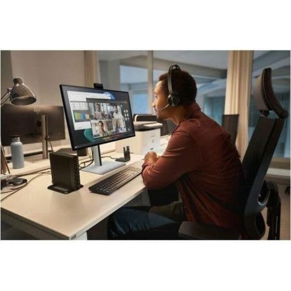 HP EliteDesk 8 G1i Desktop Computer Mini PC - Intel Core Ultra 9 285T - vPro Technology - 32 GB DDR5 SDRAM - 512 GB SSD - Jack Black - Intel Q870 Chip - Windows 11 Pro - English Keyboard