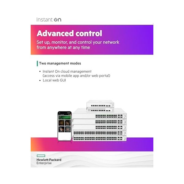HPE Networking Instant On 1830 48G 4SFP Switch