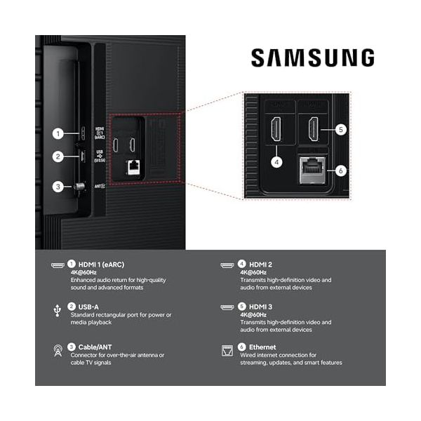 Samsung 50-Inch Class Mini LED M70H Series Samsung Vision AI Companion Smart TV (2026 Model