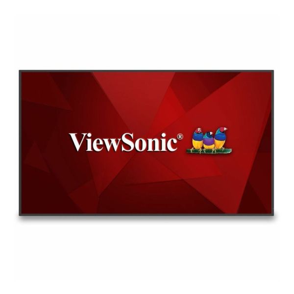 ViewSonic Commercial Display CDE7530-W1 - 4K, 24/7 Operation, Integrated Software and WiFi Adapter - 450 cd/m2 - 75" - CDE7530-W1