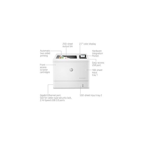 HP Color LaserJet Enterprise M554dn Duplex Printer (7ZU81A)