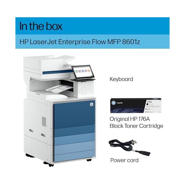 HP Laserjet Enterprise Flow 8601z Multifunction Monochrome Printer