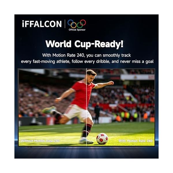 iFFALCON 65-Inch Class QLED 4K F75 Smart TV