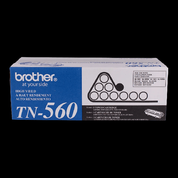 Brother Genuine TN530 Black Toner Cartridge