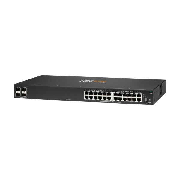 HPE Networking 6100 24G 4SFP+ Switch - switch - 28 ports - managed - rack-mountable - JL678A#ABA