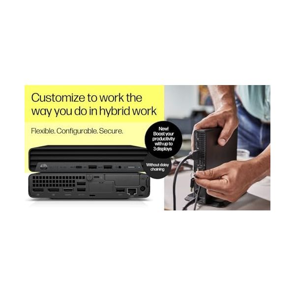 HP Elite Mini 800 G9 Business Desktop Computer PC | Intel i7-14700 20-Core up to 5.4GHz | 32GB DDR5 | 1TB SSD | Windows 11 Pro | WiFi 6 | Compact Office Computer | Keyboard & Mouse Included
