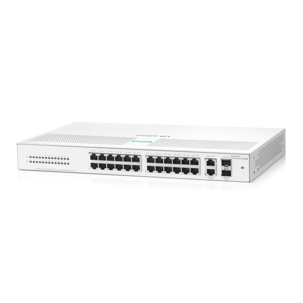 HPE Networking Instant On 1430 26G 2SFP Switch - switch - 26 ports - unmanaged - rack-mountable - R8R50A#ABA