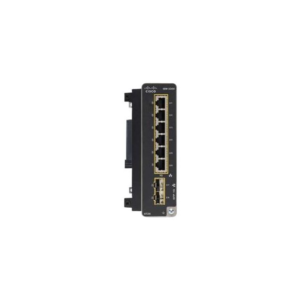 Cisco Catalyst - expansion module - Gigabit Ethernet x 6 + SFP (mini-GBIC) x 2 - IEM-3300-6T2S=