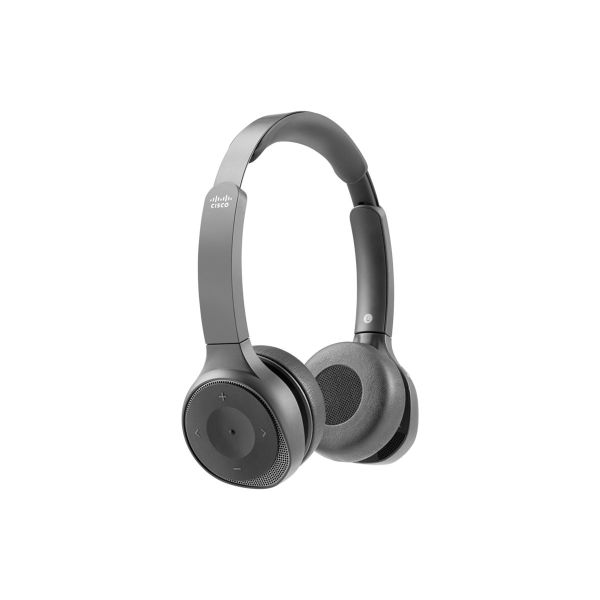 Cisco Headset 730 - Binaural Wireless Headphones - USB, 3.5 mm Jack - Carbon Black - HS-WL-730-BUNA-C