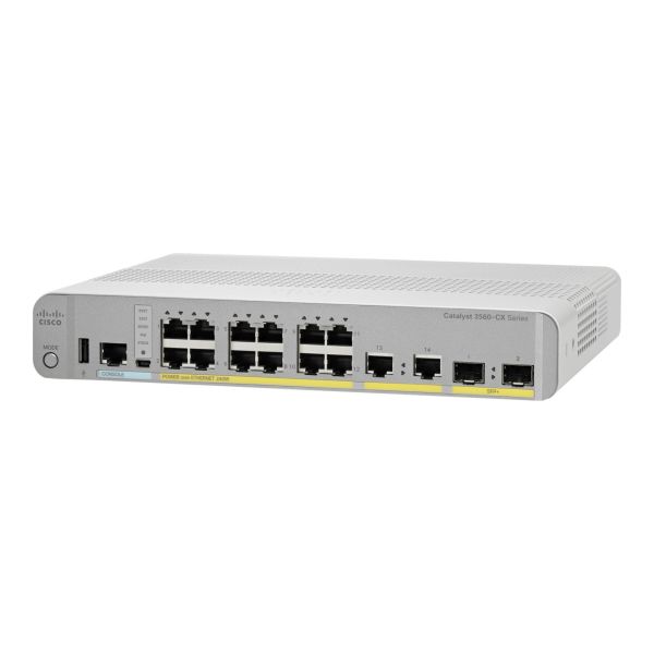Cisco Catalyst 3560CX-12PD-S - switch - 12 ports - managed - rack-mountable - WS-C3560CX12PDS-RF