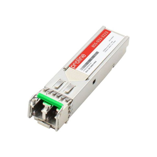 Proline Cisco GLC-ZX-SMD Compatible TAA 1000Base-ZX SFP Transceiver (SMF, 1550nm, 80km, LC, DOM) - GLC-ZX-SMD-PRO