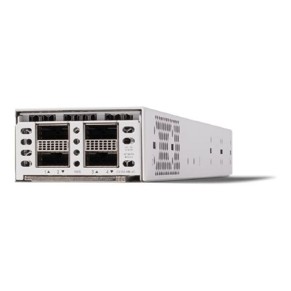 Cisco C9350-NM-4C - expansion module - 100 Gigabit QSFP28 / 40 Gigabit QSFP+ x 4 - C9350-NM-4C=