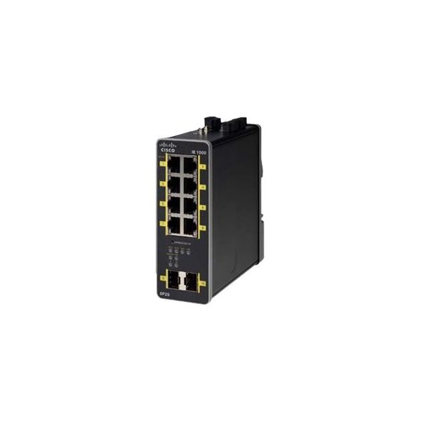 Cisco Industrial Ethernet 1000 Series - switch - 10 ports - managed - IE-1000-8P2S-LM-RF