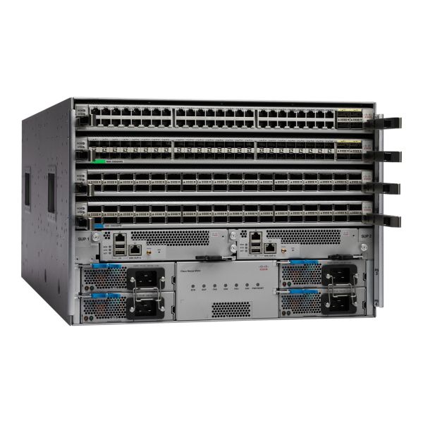 Cisco Nexus 9504 Chassis Bundle - switch - managed - rack-mountable - with Cisco Nexus 9500 Supervisor (N9K-SUP-A), 2x - N9K-C9504-B3-E