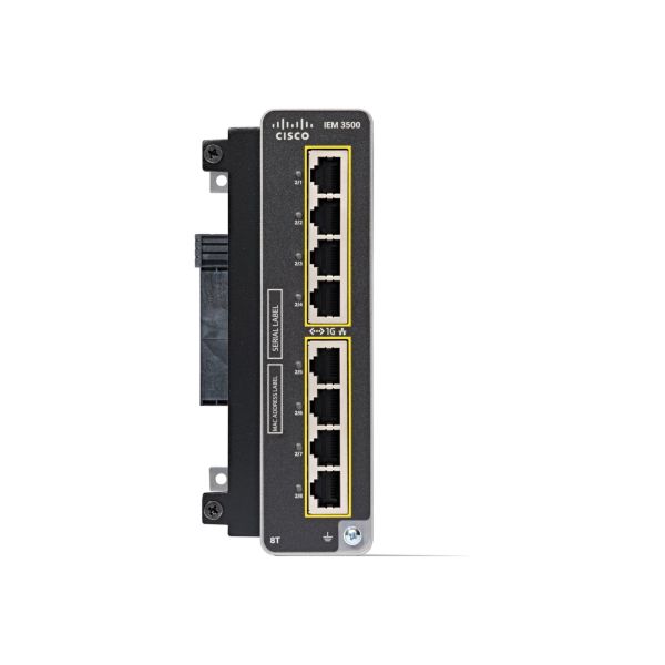 Cisco IE3500 Rugged Series IEM-3500-8T - expansion module - 1000Base-T x 8 - IEM-3500-8T=