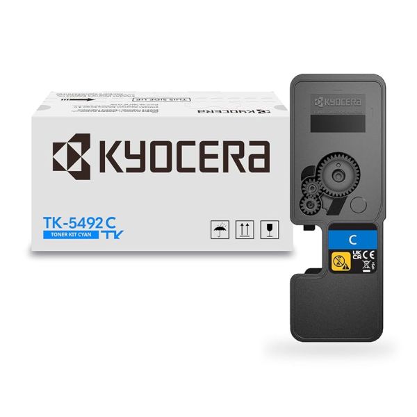 Kyocera TK-5492C Cyan Cartridge (Yield: 2.4K) - KYOTK5492C