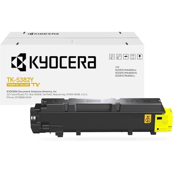 Kyocera TK-5382Y Yellow Toner Cartridge (10k  Pages) 