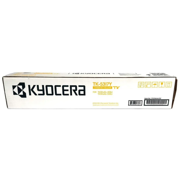  KYOCERA TK-5317Y Yellow Toner Cartridge (Yield: 18K @ 5%) - 1T02WHAUS0