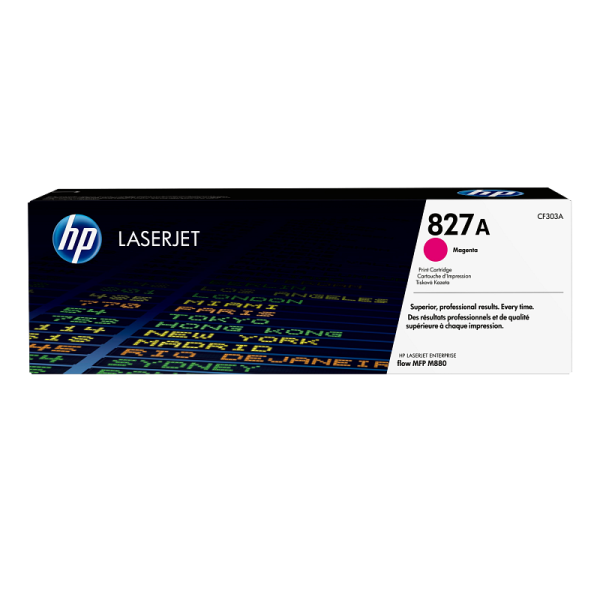 HP 827A Magenta Original LaserJet Toner Cartridge (CF303A)