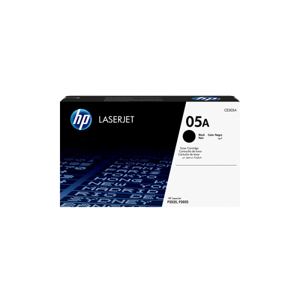 HP 05A Black Original LaserJet Toner Cartridge (CE505A)