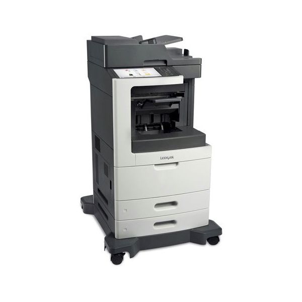 Lexmark MX812DTFE MFP Laser Printer : w/ Duplex, Dual Tray, Fax & Touch Screen