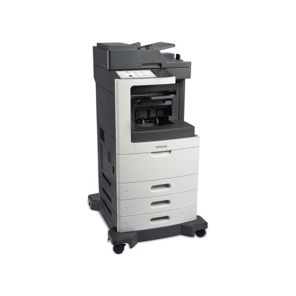 Lexmark MX812dtpe Laser Printer : W/ Duplex, Dual Tray, Punch Finisher & Touch Screen 