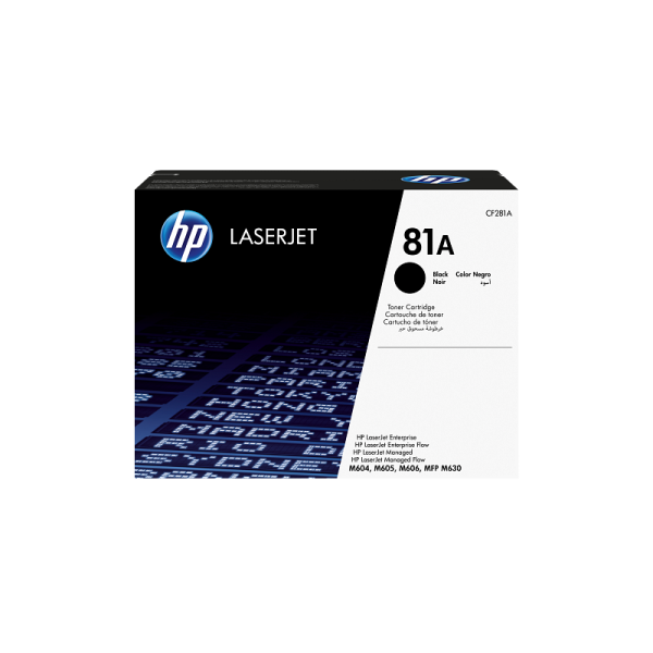 HP 81A Black Original LaserJet Toner Cartridge (CF281A)