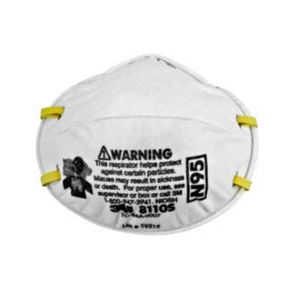 3M Particulate Respirator 8110S N95 Masks - 160/case