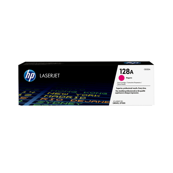 HP 128A Magenta Original LaserJet Toner Cartridge (CE323A)