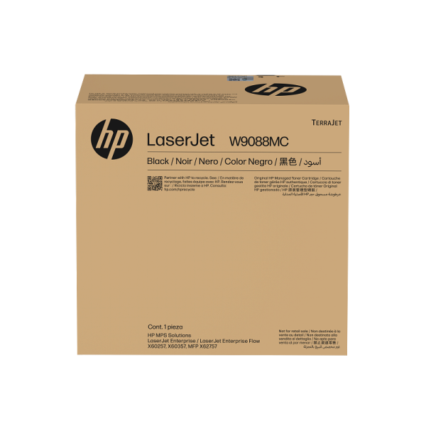 Cartouche de toner noire Managed HP LaserJet W9088MC (W9088MC)
