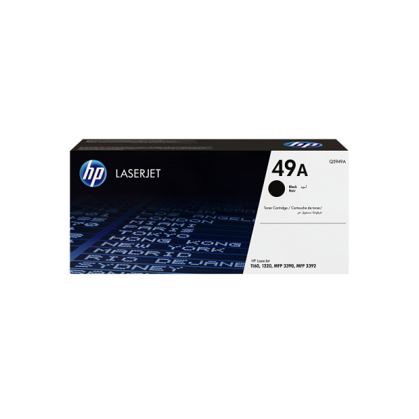HP 49A Black Original LaserJet Toner Cartridge (Q5949A)
