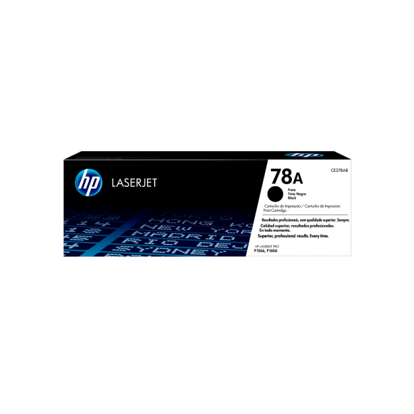 HP 78A Black Original LaserJet Toner Cartridge (CE278A)