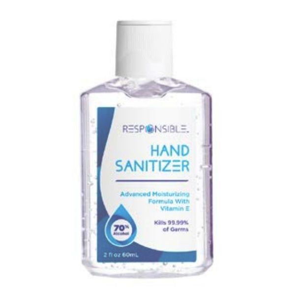 Hand Sanitizer Kills 99.99 of Germs -RS-HS-60 / 2oz Bottle - 120/Case