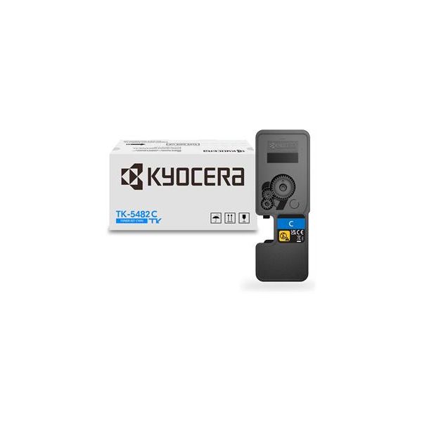 Kyocera TK-5482C Cyan Toner Container  (Yield: 1.25K) 