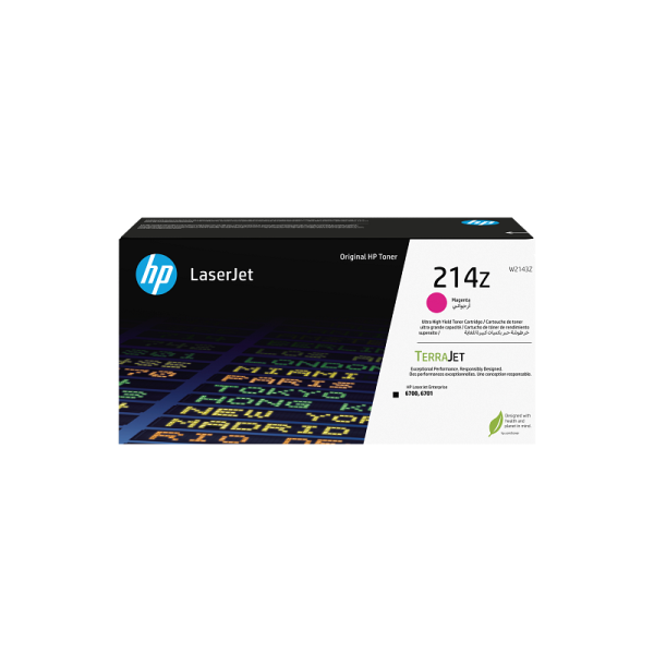 HP 214Z Ultra High Yield Magenta Original LaserJet Toner Cartridge (W2143Z)