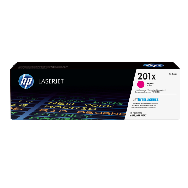 HP 201X High Yield Magenta Original LaserJet Toner Cartridge (CF403X)