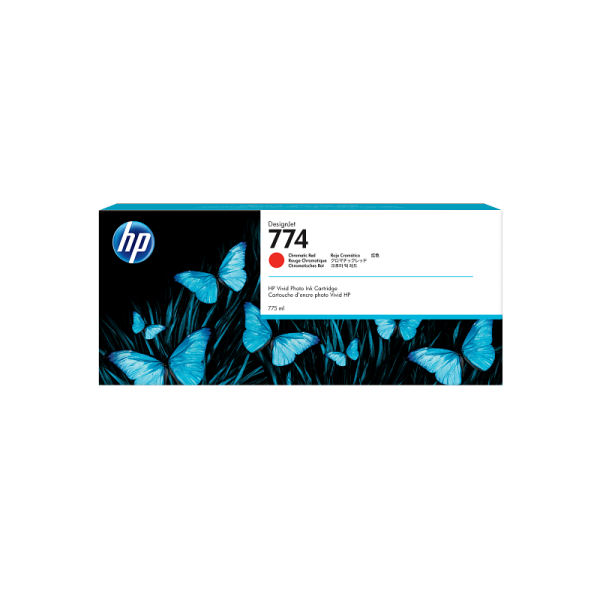 HP 774 775-ml Chromatic Red DesignJet Ink Cartridge (P2W02A)