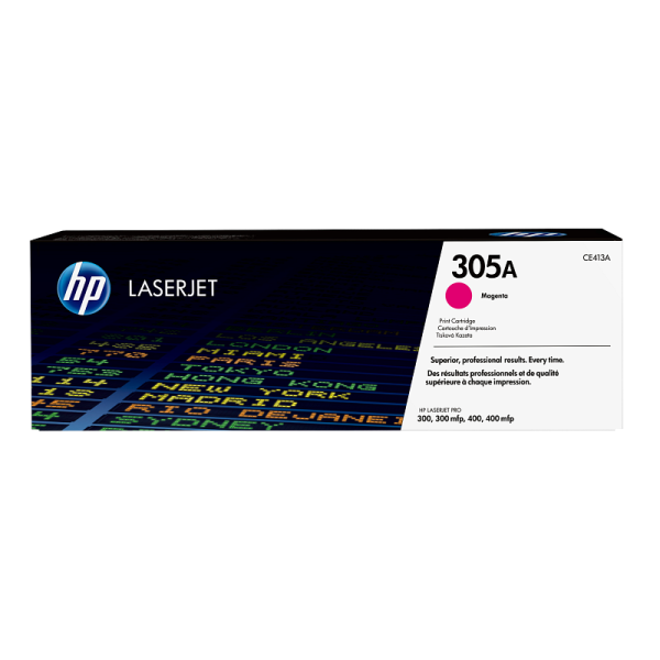 HP 305A Magenta Original LaserJet Toner Cartridge (CE413A)