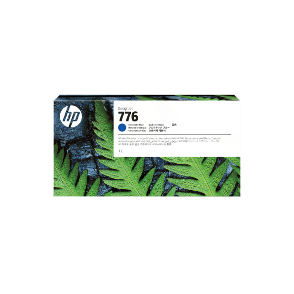 HP 776 1-liter Chromatic Blue Ink Cartridge (1XB04A)