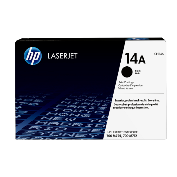 HP 14A Black Original LaserJet Toner Cartridge (CF214A)